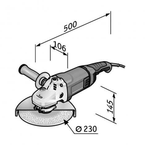 Meuleuse d'angle L 26-6 230