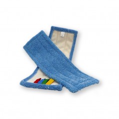 Frange en Microfibre Bleue Velcro 40cm