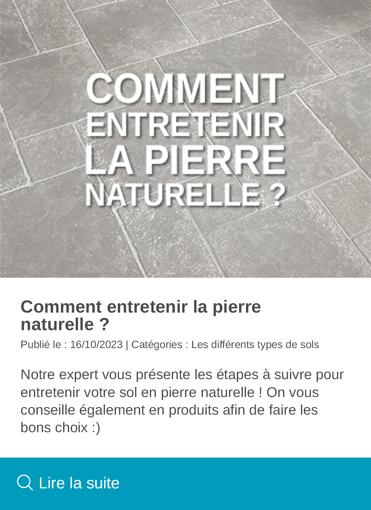 Découvrez comment entretenir la pierre naturelle